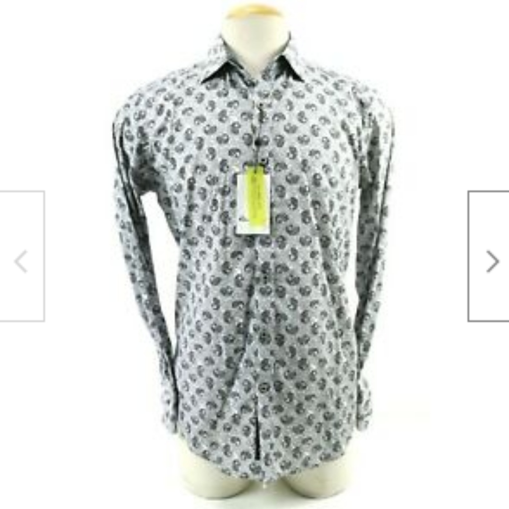 Robert Graham Alamosa Nwt Men Dress Shirt Sz Small
